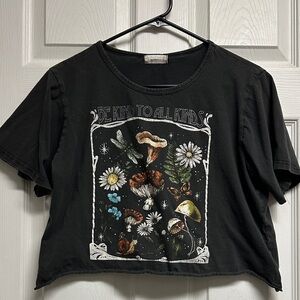 Alternative Gray Casual Top